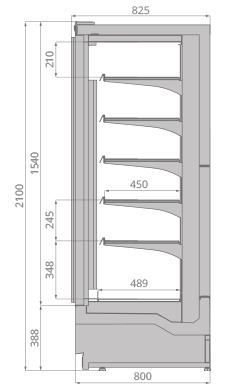 Вертикальные витрины