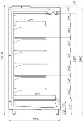 Вертикальные витрины