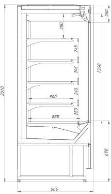 Вертикальные витрины