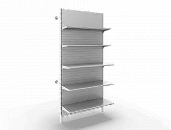 Стеллаж с креплением к стене J-hanger со стенками евро