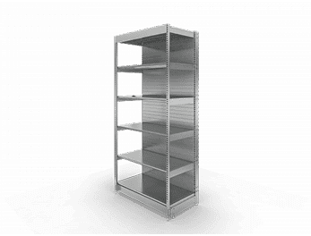 Стеллаж усиленный с передней стойкой