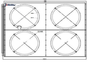 Конденсатор BS-ACV-Z9A 450 A85 NG (85 кВт) без 4 вент d 500 /ЦАРАПИНА на ламелях/