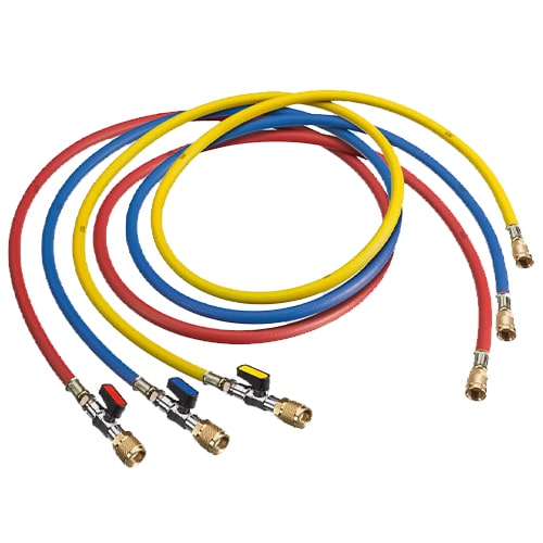 Шланги зарядные с вент. (комп-т 3шт) 150см. VRP-С-(R,Y,B) VALUE