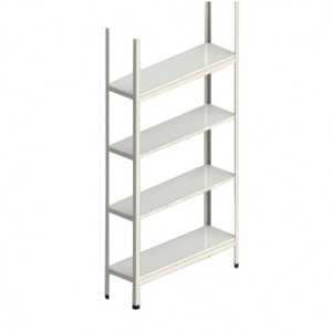 Стеллаж Нордика  архивный 1250х400х2000 мм, 4 уровня полок