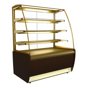 Витрина кондитерская Carboma ВХСв-0,9д  ЛЮКС (0…+7)