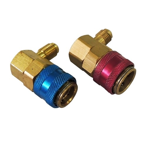 Муфта быстросъёмная компл. ВД-НД  1/4 SAE. внеш. рез. QС-15 угловые (Favorcool)