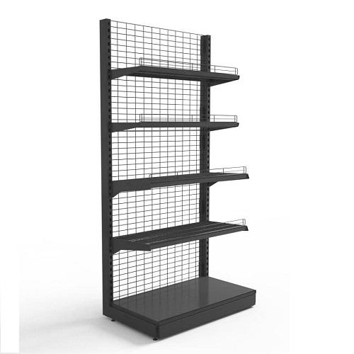 Стеллаж Нордика  пристенный сетчатый  1000х500х2250 мм, 4 уровня полок 400 мм