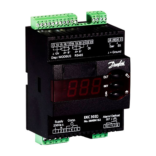 Блок управления EKC-302 D без 3 датчиков  (084B4164) 