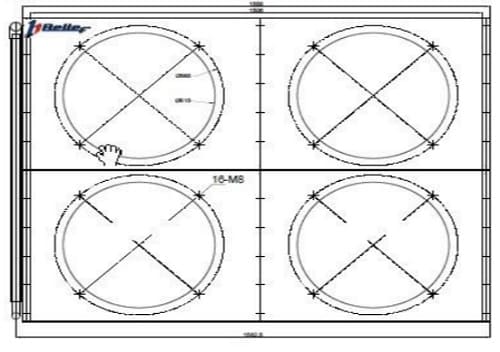 Конденсатор BS-ACV-Z9A 450 A85 NG (85 кВт) без 4 вент d 500 /ЦАРАПИНА на ламелях/