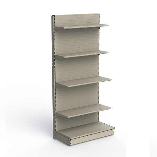 Стеллаж Нордика (50) прист. 1000х500х2250, полка 400 - 2 шт., 300 - 2 шт., ценники