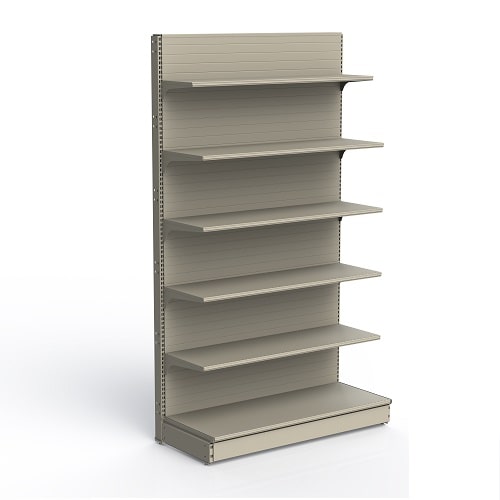 Стеллаж Нордика (50) прист. 1250х500х2250,  полка 400 - 4 шт., 300 - 1 шт., ценники