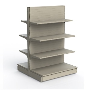 Стеллаж Нордика (50) остров. 1000х1100х1550, полка 400 - 4 шт., 300 - 2 шт., ценники