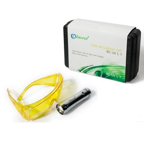Набор для поиска утечек BC-UV-L-1 (1Вт) очки и фонарик (кейс)
