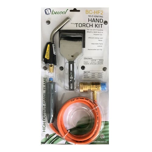 Горелка BC-HF2 со шлангом, пьезоподжигом и экраном