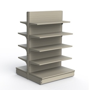 Стеллаж Нордика (50) остров. 1000х1100х1550, полка  400 - 6 шт., 300 - 2 шт., ценники