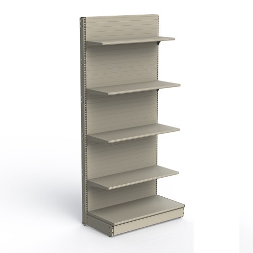 Стеллаж Нордика (50) прист. 1000х500х2250, полка 400 - 3 шт., 300 - 1 шт., ценники