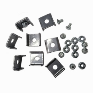 Уголок-фиксатор корзины акционной 25х10 мм, Нордика С/З (Хром)