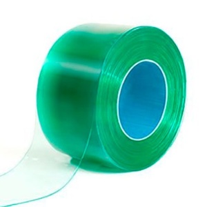 Пленка ПВХ морозостойкая, 300 мм зеленая прозрачная