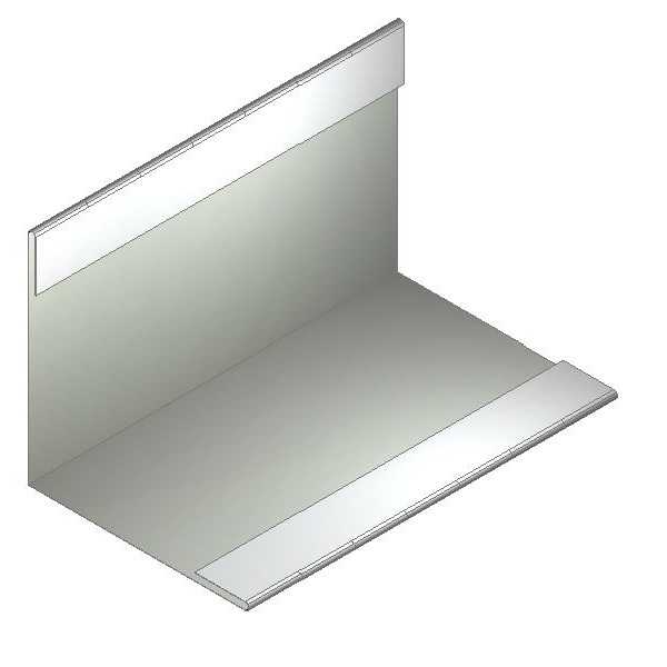 Уголок внешний 100 (15х140х140х15 / L=2500мм) ФЛ