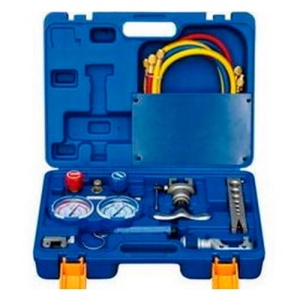 Набор VTB-5B-I (R22, 134, 410, 407) станция, разбортовка, шланги, труборезы, риммер, переходники