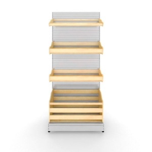 Стеллаж Нордика (50) прист. хлебный 1000х500х2250