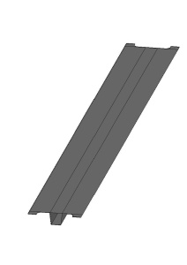 Панель межполочная (стойка 70х30 мм) 1000 мм  Нордика